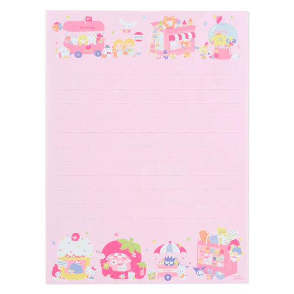 Sanrio Characters Fruit Stand Letter Set