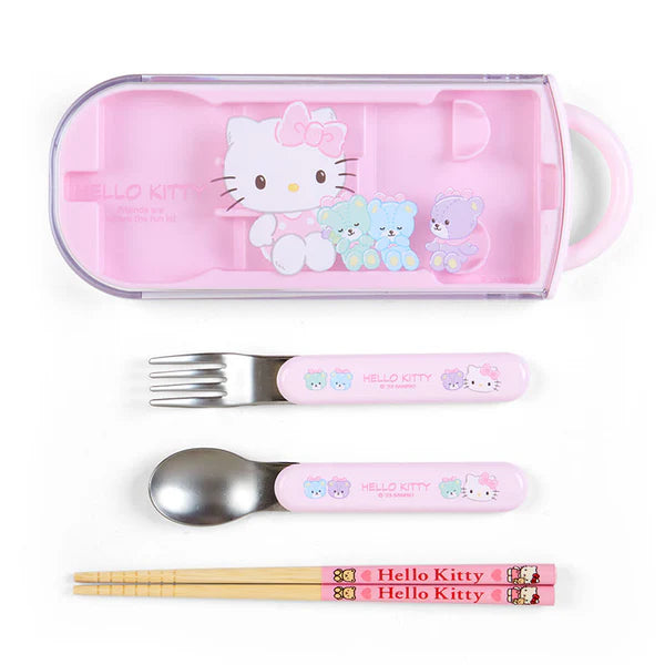 Hello Kitty Pink Utensil Set