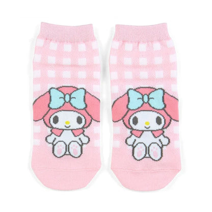 Sanrio Characters Checkered Adult Ankle Socks