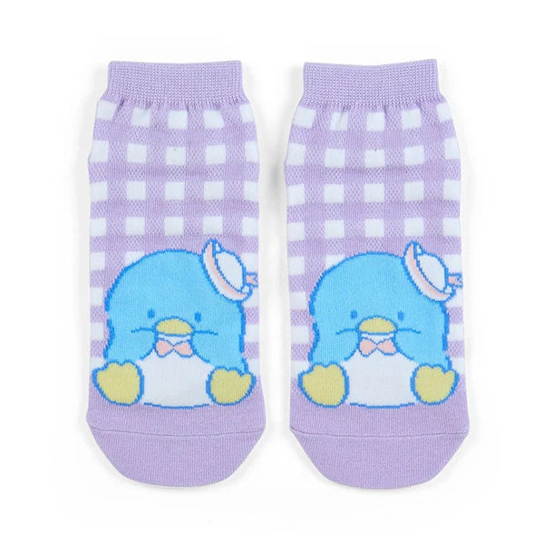 Sanrio Characters Checkered Adult Ankle Socks