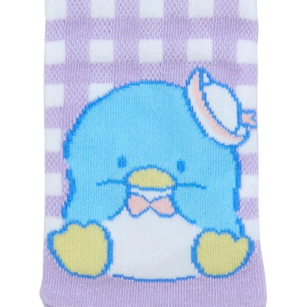 Sanrio Characters Checkered Adult Ankle Socks