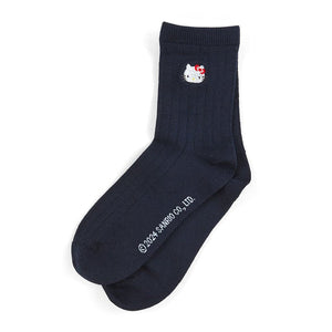 Sanrio Characters Embroidery Crew Socks