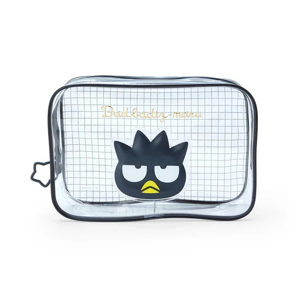 Sanrio Characters Clear Grid Zipper Pouch