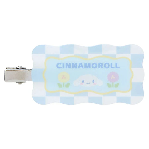 Sanrio Characters Pastel Check Hair Clip