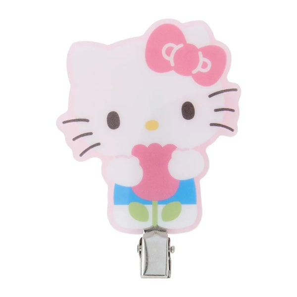 Sanrio Characters Pastel Check Hair Clip