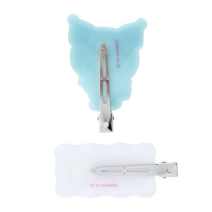 Sanrio Characters Pastel Check Hair Clip