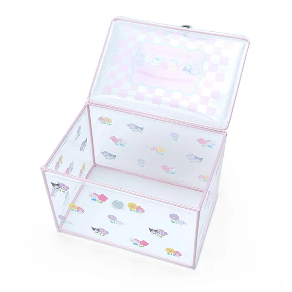 Sanrio Characters Pastel Check Storage Box