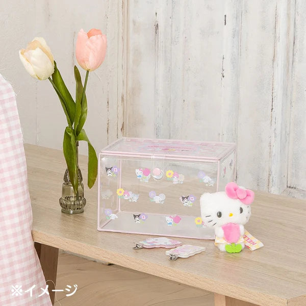 Sanrio Characters Pastel Check Storage Box