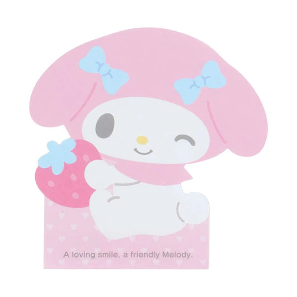 Sanrio Characters Diecut Memo Pad