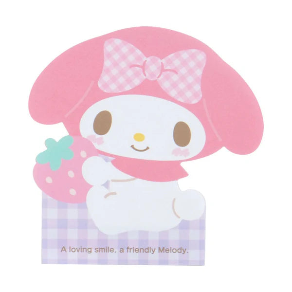 Sanrio Characters Diecut Memo Pad