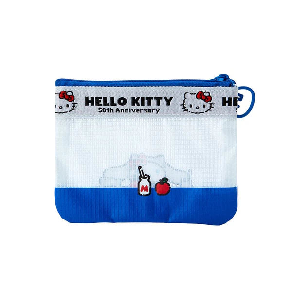 Sanrio Characters 50th Anniversary Hello, Everyone! Mini Flat Pouch