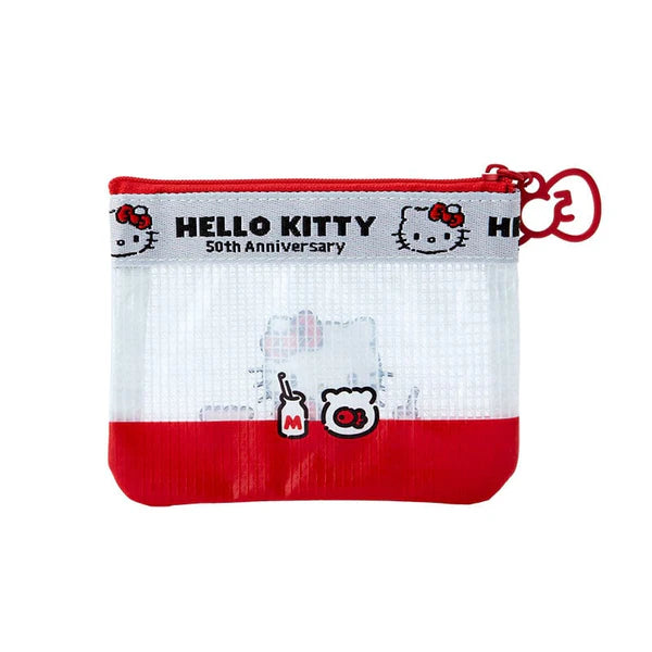 Sanrio Characters 50th Anniversary Hello, Everyone! Mini Flat Pouch