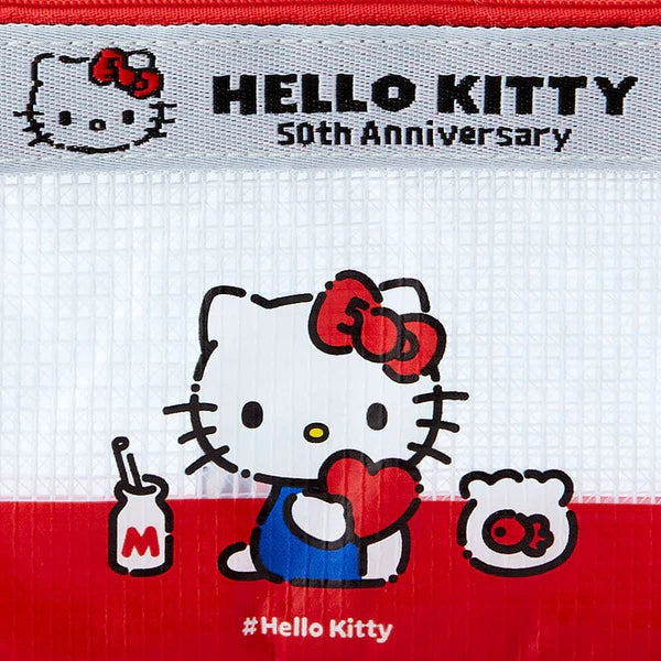 Sanrio Characters 50th Anniversary Hello, Everyone! Mini Flat Pouch