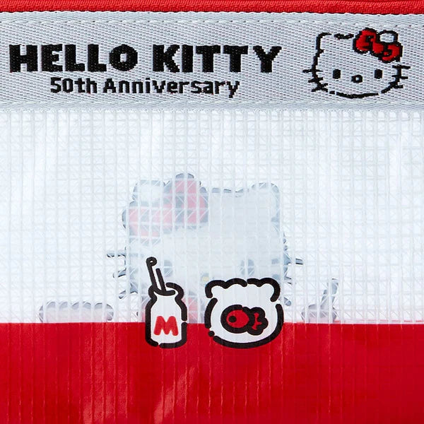 Sanrio Characters 50th Anniversary Hello, Everyone! Mini Flat Pouch