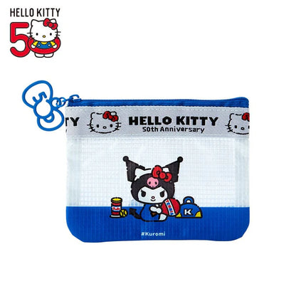 Sanrio Characters 50th Anniversary Hello, Everyone! Mini Flat Pouch