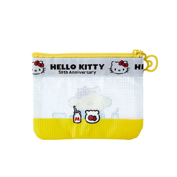 Sanrio Characters 50th Anniversary Hello, Everyone! Mini Flat Pouch