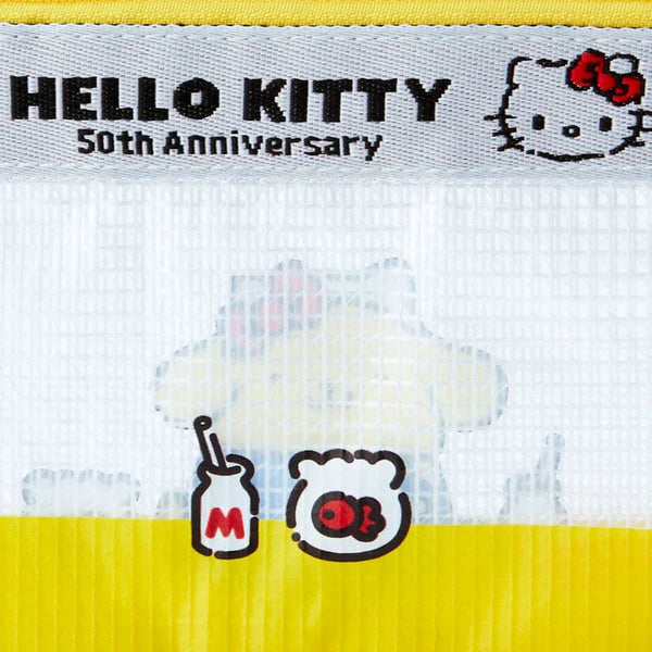 Sanrio Characters 50th Anniversary Hello, Everyone! Mini Flat Pouch