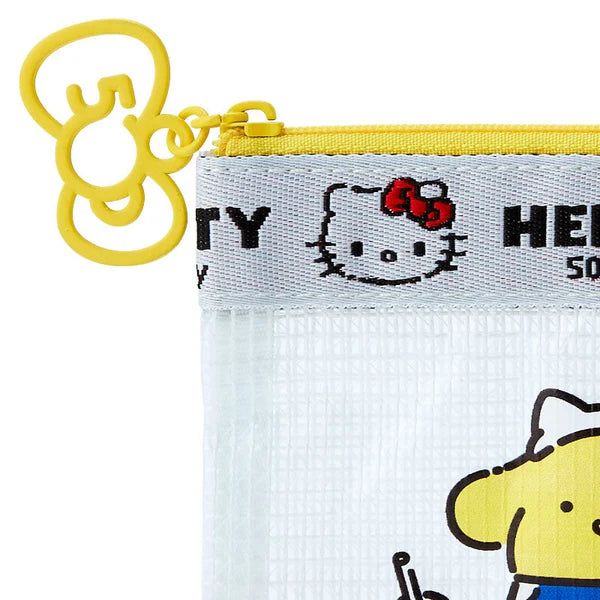 Sanrio Characters 50th Anniversary Hello, Everyone! Mini Flat Pouch