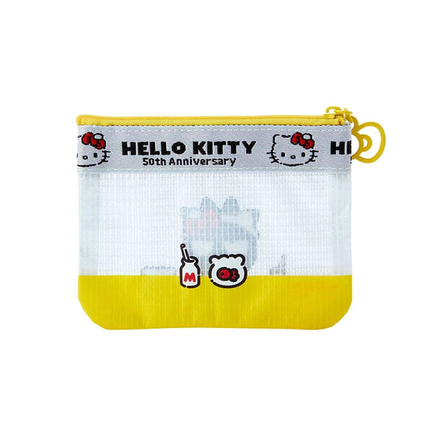 Sanrio Characters 50th Anniversary Hello, Everyone! Mini Flat Pouch