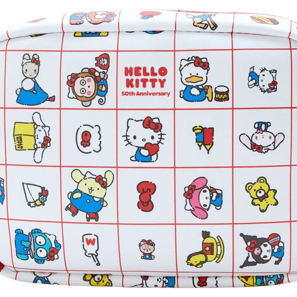 Sanrio Characters 50th Anniversary Hello, Everyone! Mini Zipper Pouch