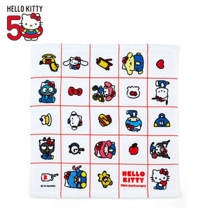 Sanrio Characters 50th Hello, Everyone! Wash Towel