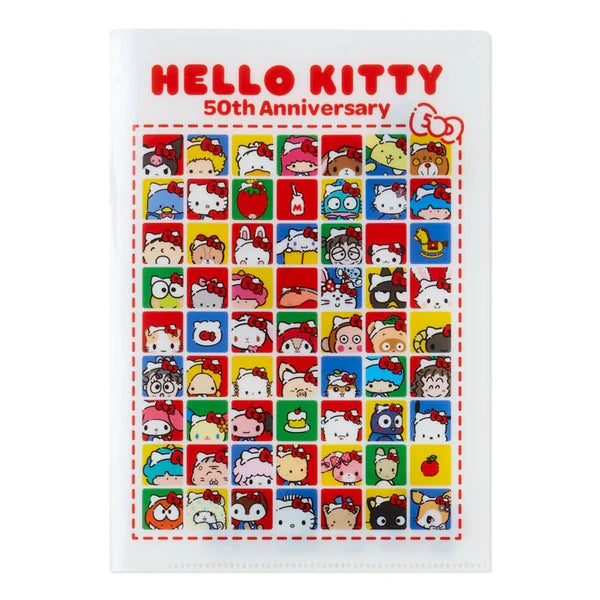 Sanrio Characters 50th Anniversary Hello, Everyone! File Folder & Sticker Set