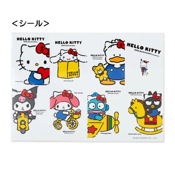 Sanrio Characters 50th Anniversary Hello, Everyone! File Folder & Sticker Set