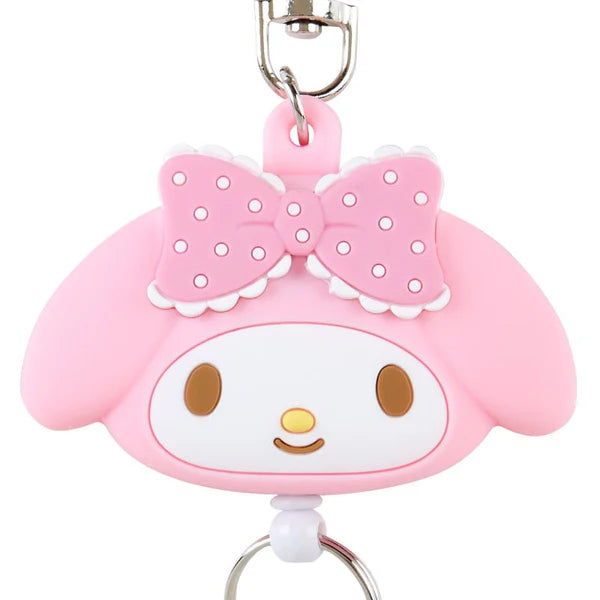 Sanrio Characters Bestie Face Badge Reel