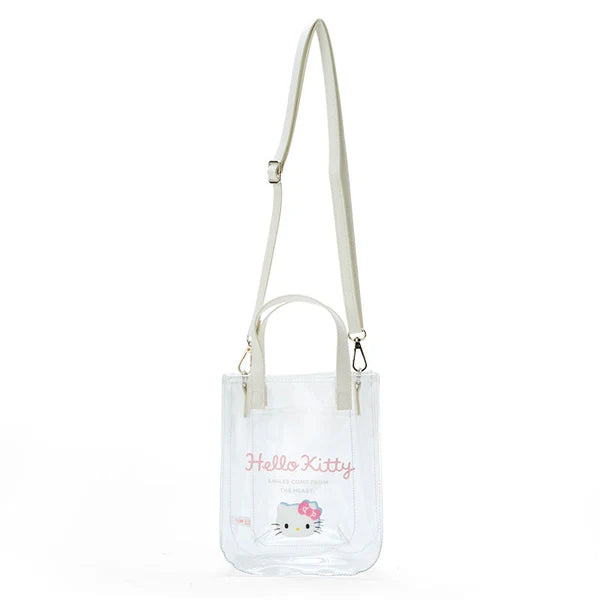 Sanrio Characters Clear 2-Way Mini Tote