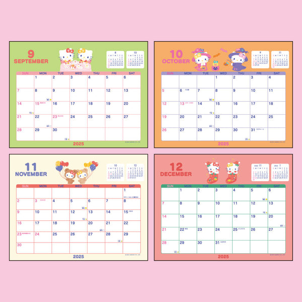 Hello Kitty 2025 Desk Calendar