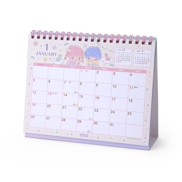 Little Twin Stars 2025 Desk Calendar