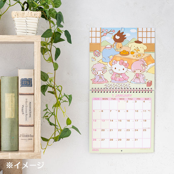 Sanrio Characters 2025 Medium Wall Calendar