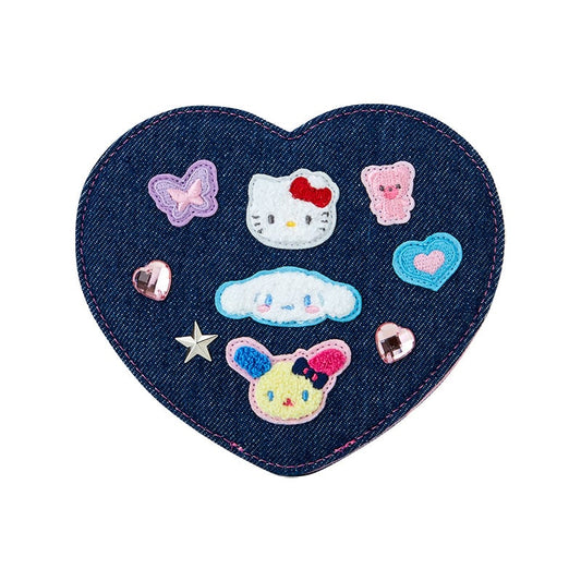 Sanrio Characters Mix Denim Folding Mirror