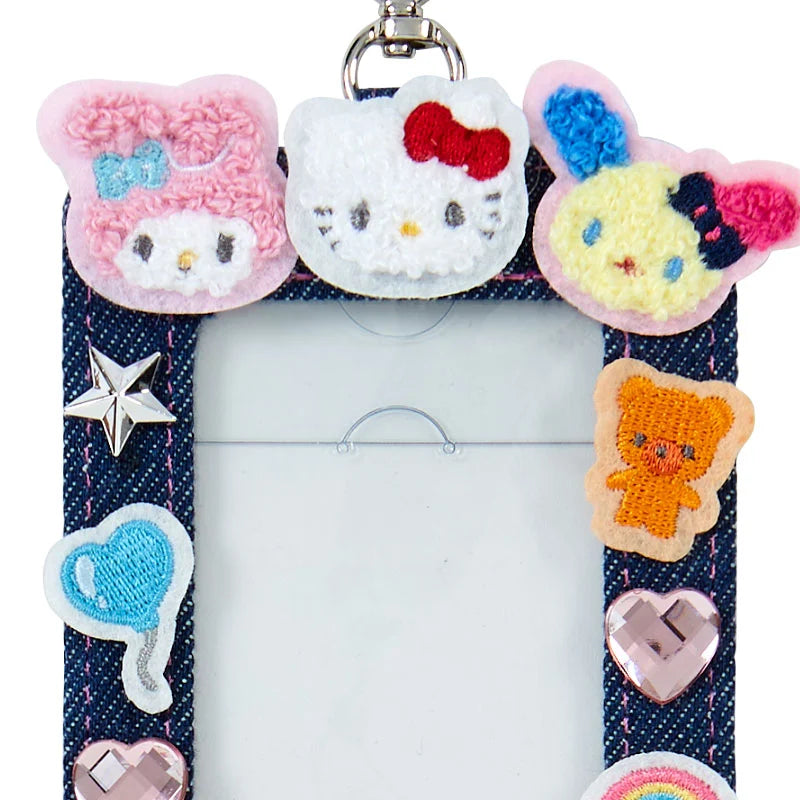Sanrio Characters Mix Denim Card Case