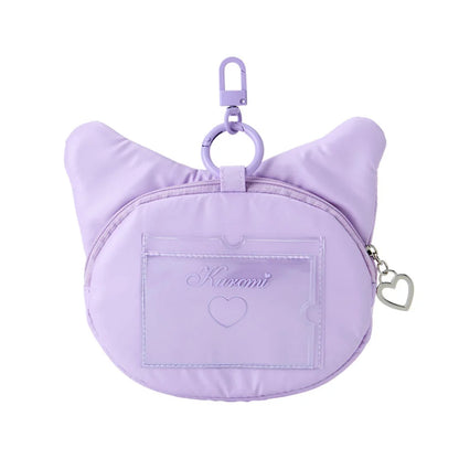 Kuromi Winter Snowsuit Mini ID Zip Pouch