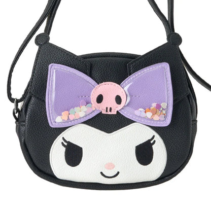 Kuromi Face Diecut Shoulder Bag