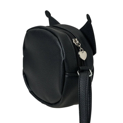 Kuromi Face Diecut Shoulder Bag