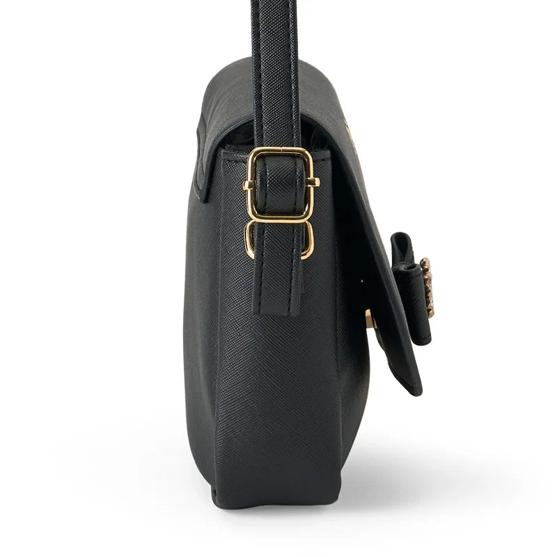 Kuromi Flap Shoulder Bag
