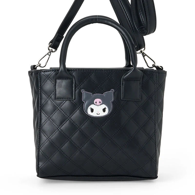 Kuromi 2-Way Mini Quilted Tote Bag