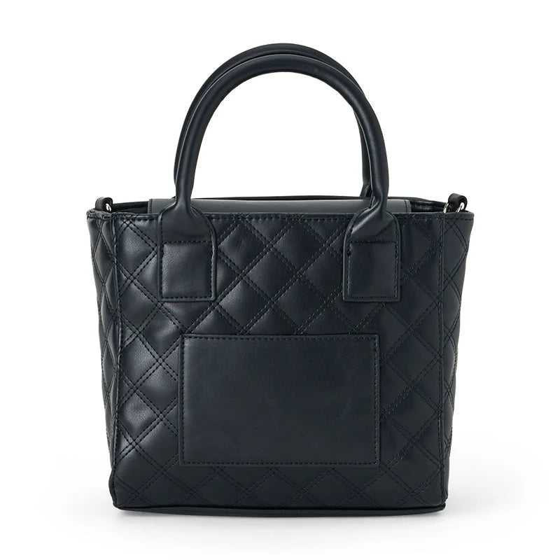 Kuromi 2-Way Mini Quilted Tote Bag