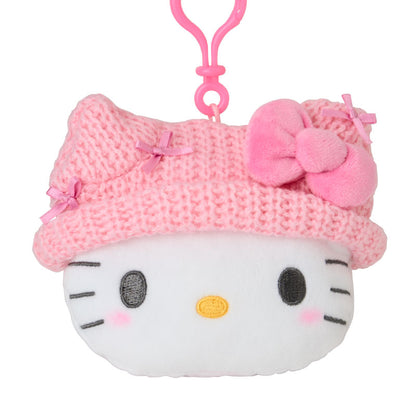 Hello Kitty Cozy Cap Mascot Clip Pouch
