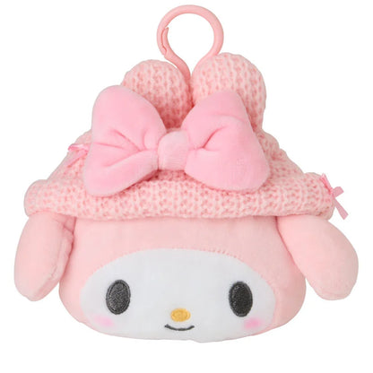 My Melody Cozy Cap Mascot Clip Pouch