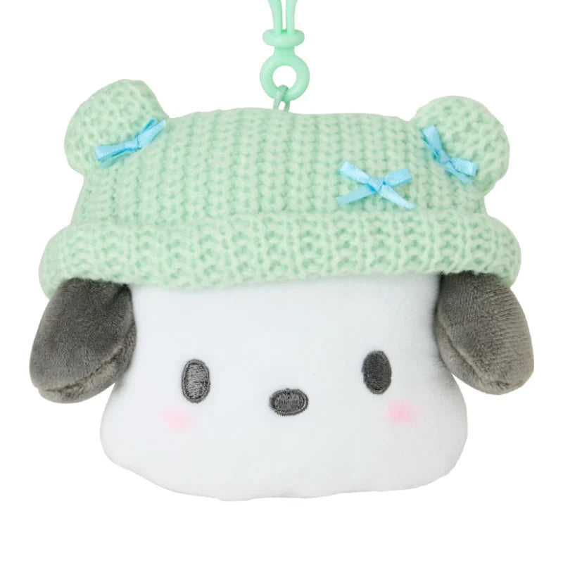 Pochacco Cozy Cap Mascot Clip Pouch