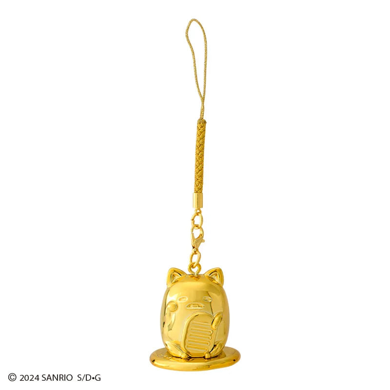 Gudetama Gold Mascot Charm