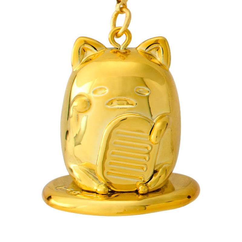 Gudetama Gold Mascot Charm