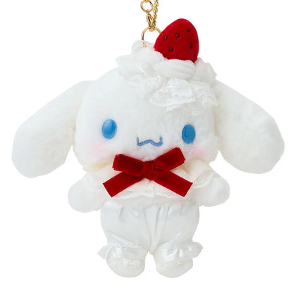 Cinnamoroll Cake Keychain with Mascot