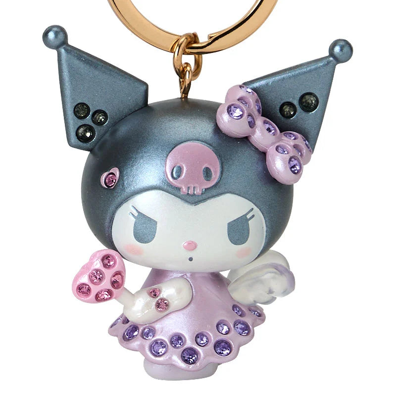 Kuromi Angel Keyring