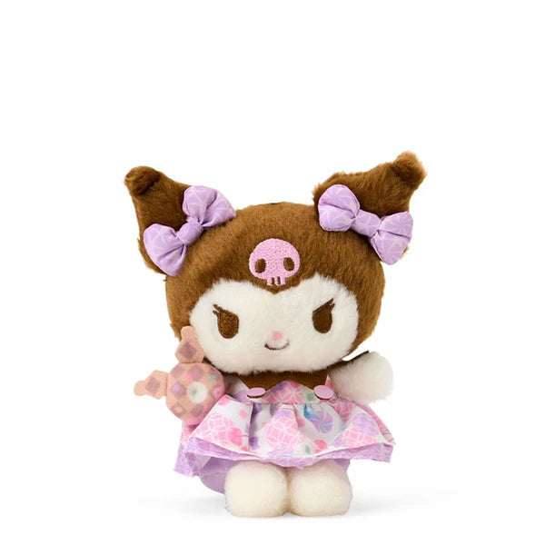 Kuromi Pastel Keychain with Mascot