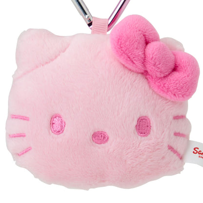 I Love Hello Kitty Pink Monochrome Mascot Plush Keychain