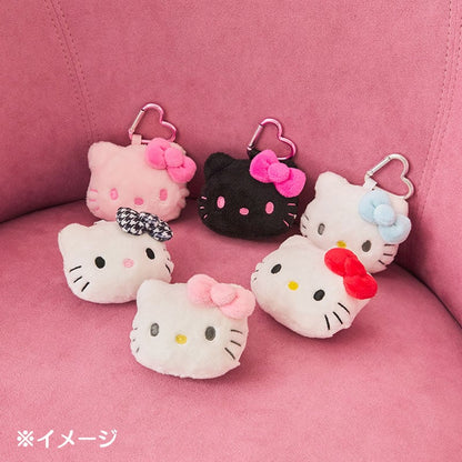 I Love Hello Kitty Pink Monochrome Mascot Plush Keychain